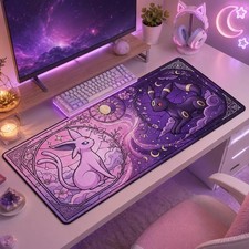 Espeon Umbreon Pokemon 75987 Gaming Desk Mat Mouse Pad picture