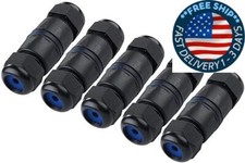 Conector RJ45 impermeable, paquete de 5 acopladores IP68 Cat6/Cat5E/Cat5. neuvo. picture