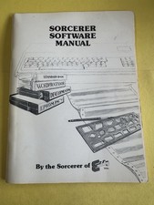 EXIDY SORCERER SOFTWARE MANUAL, EXCELLENT CONDITION US SELLER NEXT DAY SHIPPING picture