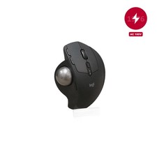 LOGICOOL Trackball Mouse Wireless Bluetooth Low Energy 8 Buttons MR0113 Used picture