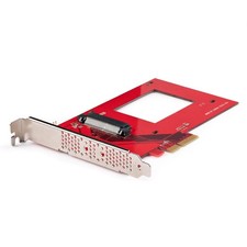 Compact StarTech PCIe 4.0 x4 Adapter for 2.5in U.3 NVMe SSDs - Hassle-Free Setup picture