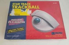 Vtg 1997 NOS Sealed Gaming Micro Trackball Windows PC IBM Microsoft Compatible  picture