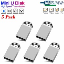 5 Pack USB 2.0 Mini Flash Drive Memory Thumb Stick 64GB 32GB 16GB 8GB 4GB U Disk picture