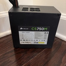 Corsair CS750M  75-010709 Modular Power Supply With Spare Cables 80 Plus Gold picture