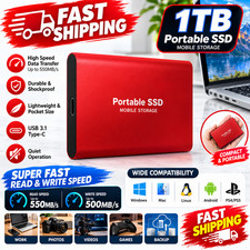 Large Capacity External Hard Drive Quiet Operation Mobile Storage SSD USB3.2 Typ picture