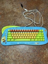 Spongebob SquaSpongebob Squarepants Kidzmouse Wired Keyboard RARE 2004 KMK034-04 picture