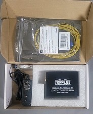 Tripp-Lite N785-001-LC-MM Gigabit Fiber Media Converter Bundle + SFPs & Cable picture