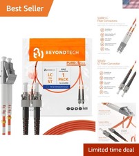 1m LC to ST Fiber Optic Cable - 2.1Gbps, Durable & Flexible for All Use Cases picture