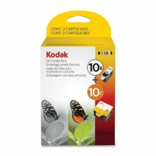 Genuine Kodak 10C 10B Ink Combo Pack Ink Cartridge 1 Black 1 Color picture