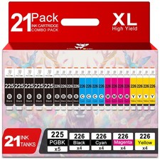 Miss Deer Ink Cartridges for Canon, 21 Pack picture