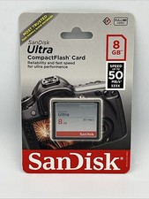 SanDisk Ultra 8GB Compact Flash Memory Card 50MB  SDCFHS-008G-A46 picture