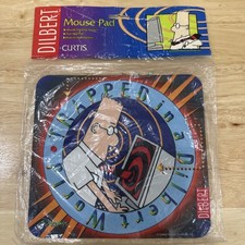Vintage 1997 Dilbert Mouse Pad Trapped In A Dilbert World NIP picture