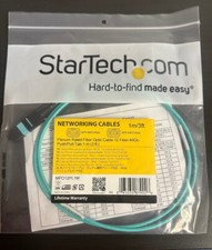 StarTech - 1m (3ft) MTP(F)/PC to MTP(F)/PC OM3 Multimode Fiber Optic Cable picture