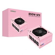 Vetroo SFX 850W Power Supply ATX 3.1 & PCIE 5.1 Ready, 80 Plus Gold - Pink picture