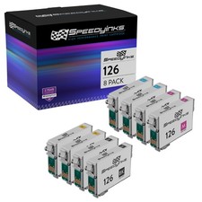 8pk T126 126 Black & Color Printer Set Ink Cartridge for Epson WorkForce WF-3540 picture