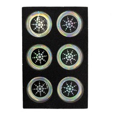 EMF Blocker for Cell Phones Stickers Neutralize Shield 6 Pcs Sliver picture