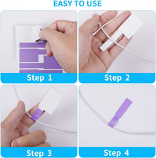 300 Pcs Cable Labels,  Premium 10 Colors Wire Labels Electrical picture