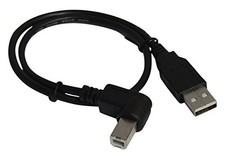 YCS basics 18 inch USB 2.0 Right Angle Printer/Scanner Cable picture