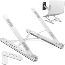 Laptop Tablet Stand With Magnetic Mobile Phone Holder Foldable Portable picture