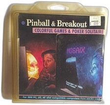Micro Star Pinball Breakout 5 25-inch Floppy IBM PC Game 1989 Complete picture