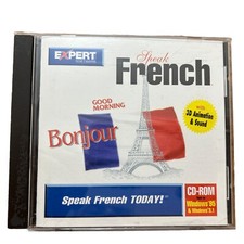 SPEAK FRENCH CD ROM 1996 EXPERT FOR WIN 95 & 3.1 USA ( Pre-Owned ) picture