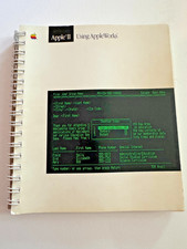 VINTAGE 1986 Apple II Using AppleWorks Manual Vintage Computing picture