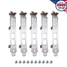 5pcs New Full Height Bracket for HP NC523SFP 593717-b21 593742-001 593715-001 picture