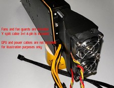 NVIDIA TESLA 40MM FAN KIT WITH 2 FANS FOR P40, P100, & V100 GPU MODELS picture