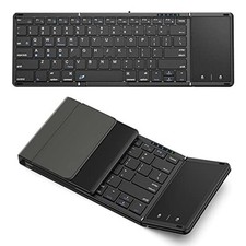 Omikamo Keyboard Wireless Foldable iPad Keyboard Bluetooth with Touchpad English picture
