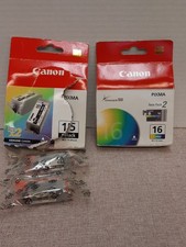 Genuine Canon PIXMA BCI-16 Color Ink 16 Color 2 Twin Packs Damaged Packaging  picture