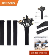 Neoprene Cable Management Sleeves, 19-20 Inch - 4 Pack for Stylish Organization picture