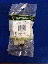 Ortronics OR-60950009, 2 Port Jack Module, Fog White - NEW picture