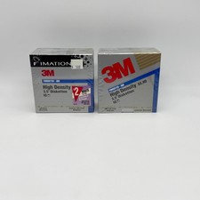 Vintage 3M DS HD IBM Formatted Packages (2) 10 Diskettes 3.5