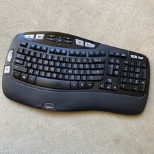 Logitech K350 Wireless Keyboard NO USB Receiver Dongle Great Condition picture