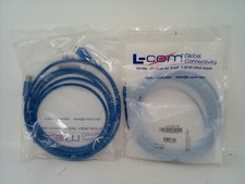 L-Com, CAU3AB-3M, USB 3.0 Cable Type A - B, 3.0m {2 PACKS} picture
