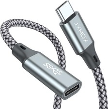 JXMOX USB C Extension Cable (3.3Ft/1m/10Gbps), USB 3.2 Type C 3.1 Male to Female picture