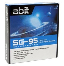 NEW Abit SG-95 mATX Desktop PC Motherboard Intel Sockel/Socket LGA775 PCIe SATA picture