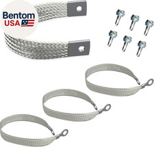 4 Pcs 40140 Engine Braided Ground Strap Starter Chasis Body Frame Grounding Wire picture