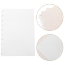 3Pcs Reusable Sublimation Blank Notebook Mushroom Spiral Binding White Office picture