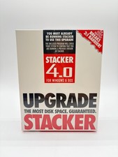 Stacker 4.0 Upgrade Windows DOS Vintage PC Software 3.5” Disk NEW SEALED picture