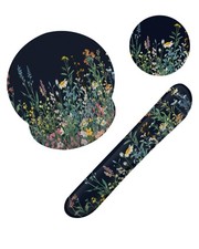 Wildflower Spring Floral Mouse Pad with Wrist Rest and Keyboard Wrist Rest Se... picture