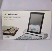 BROOKSTONE ICONVERT SCANNER 771237 *FOR APPLE IPAD, IPAD 2 TABLETS ONLY* Receipt picture