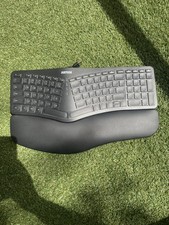 Arteck (HA315B) Split Design Ergonomic Backlit USB Wired Keyboard w Cushion  picture
