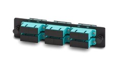 Fiber Optic Adapter Panel with SC/UPC 10G Duplex OM3 12 Port- 71541 picture