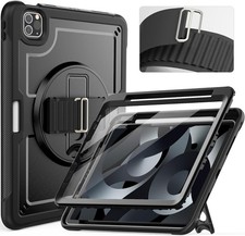HXCASEAC Case for iPad Air 5th Generation & 4th Generation 10.9 inch Black picture