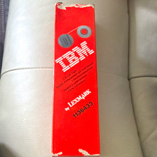 IBM Genuine/Original Lift-Off Tape Printer Ribbon Cartridge 1136433 White vtg   picture