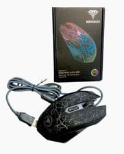 Bengoo Gaming Mouse RGB Optical Wired LED Flashing Lights 7 Colors picture