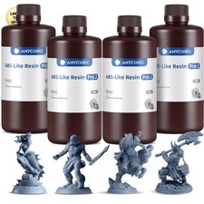 ABS-Like Resin Pro 2 3D Printer Resin 4 Pack 1kg Grey High Strength Toughness picture