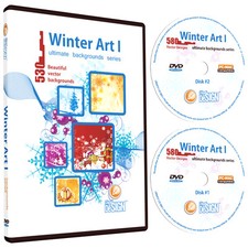 WINTER-CHRISTMAS BACKGROUNDS VECTOR CLIP ART-CLIPART CD picture