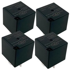120007827 12V 5-Pin Automotive Multi-Purpose Relay (4-Pack) Compatible with picture